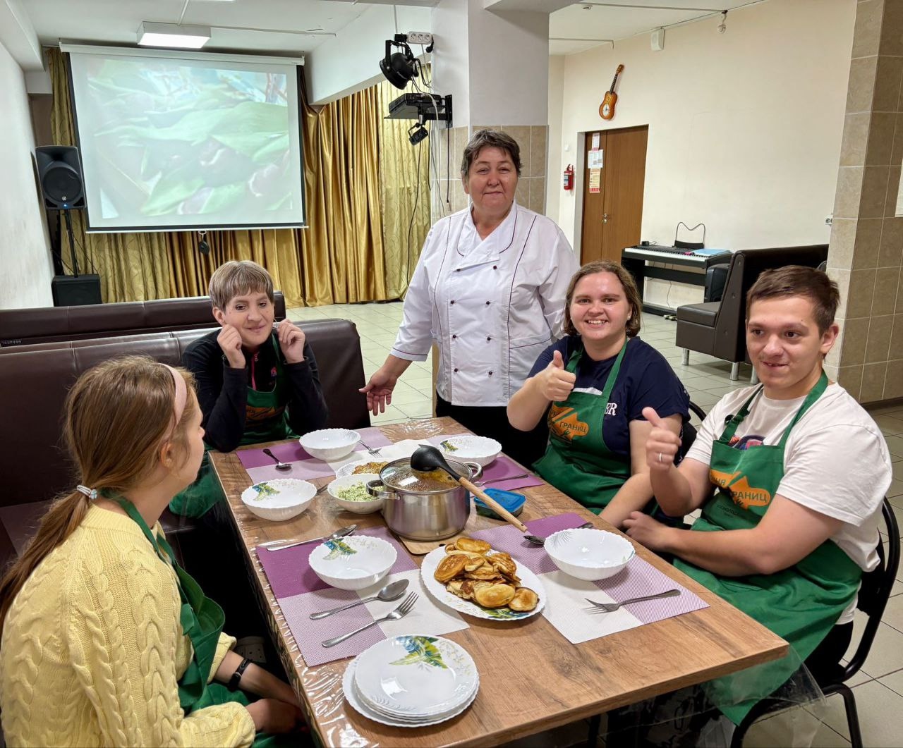 Первое занятие социального проекта традиционной русской кухни и кулинарных традиций «Монастырская кухня».