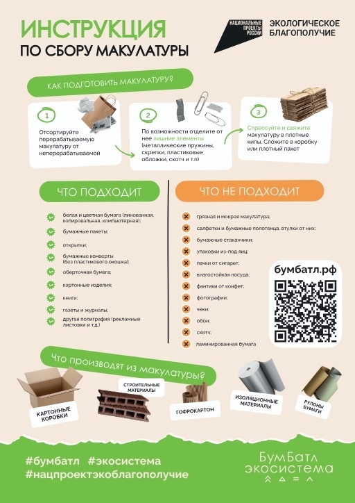 Всероссийская акция по сбору макулатуры «БумБатл».
